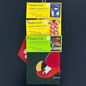 Meadow Creek‎ summer Garden Flags Set